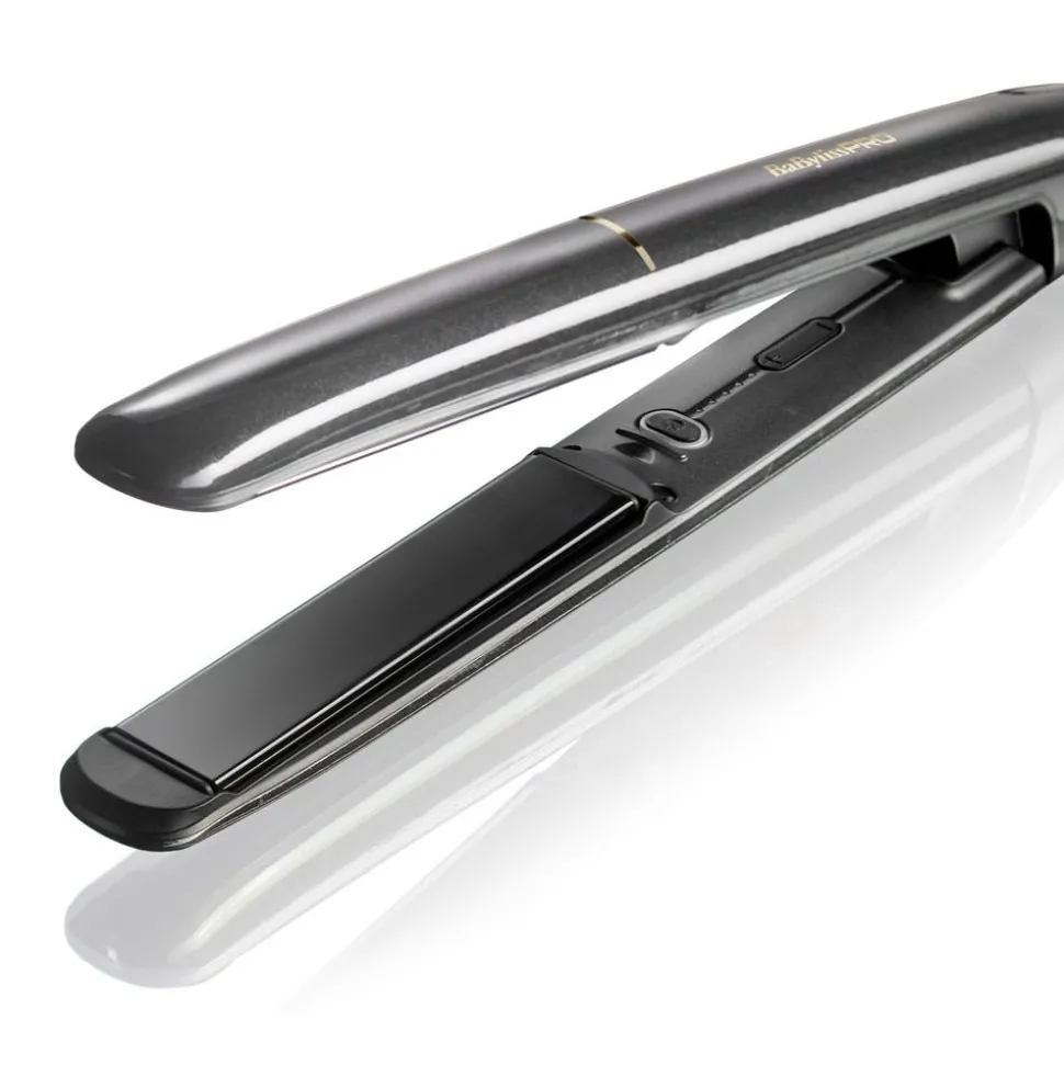 BaBylissPRO Grey & Gold Italian Straightener
