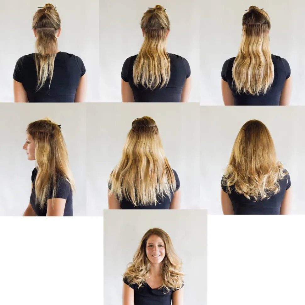 Balmain Clip-in Weft Set 40 cm Clip-In Extensions Stockholm