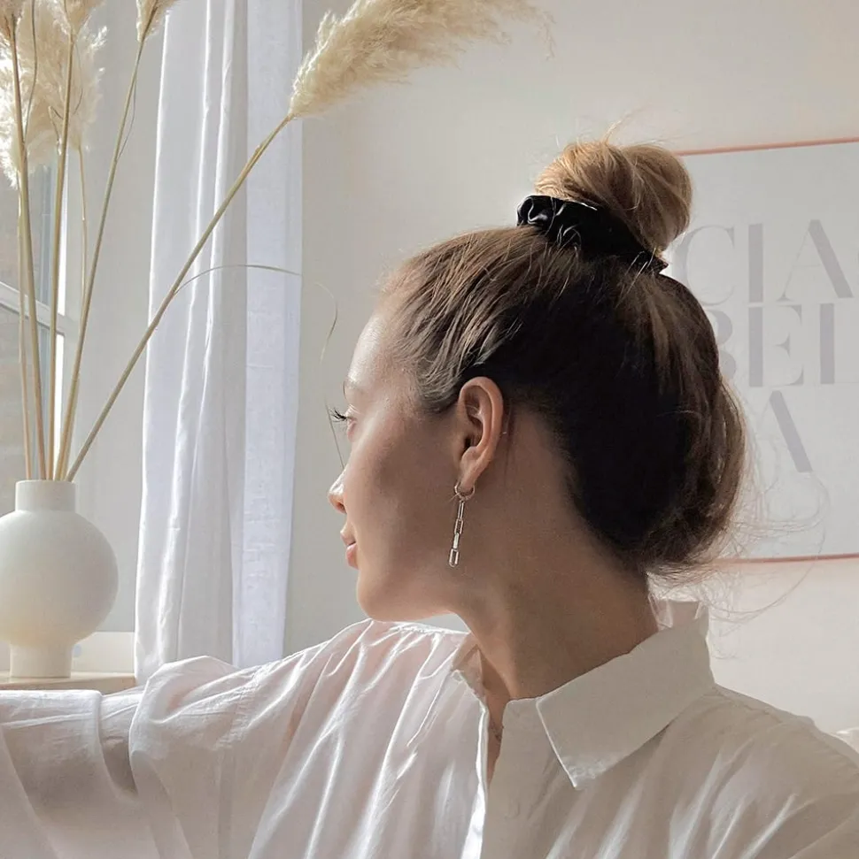 Bellody Original Seiden Scrunchie Classic Black