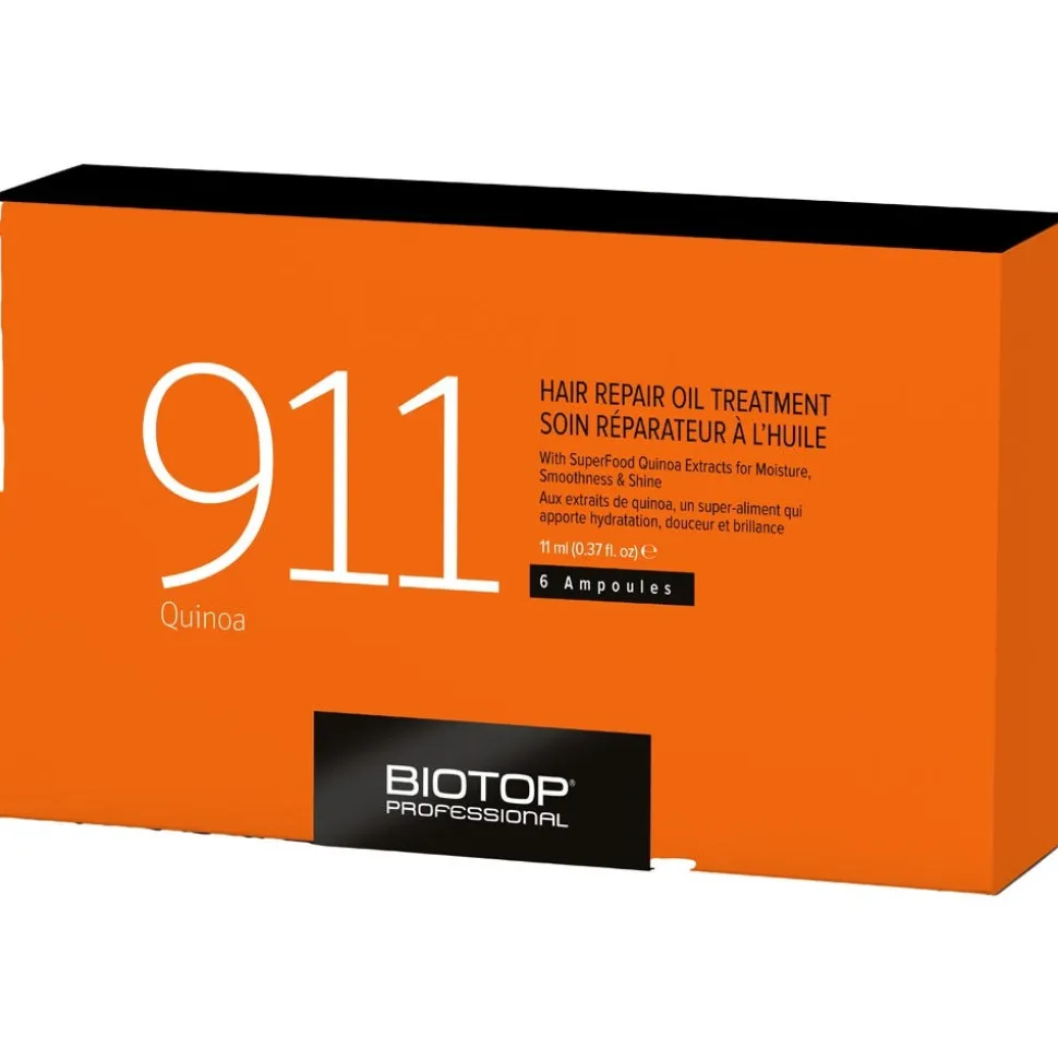 BIOTOP PROFESSIONAL 911 Quinoa Hair Repair Oil Treatment 6x11 ml