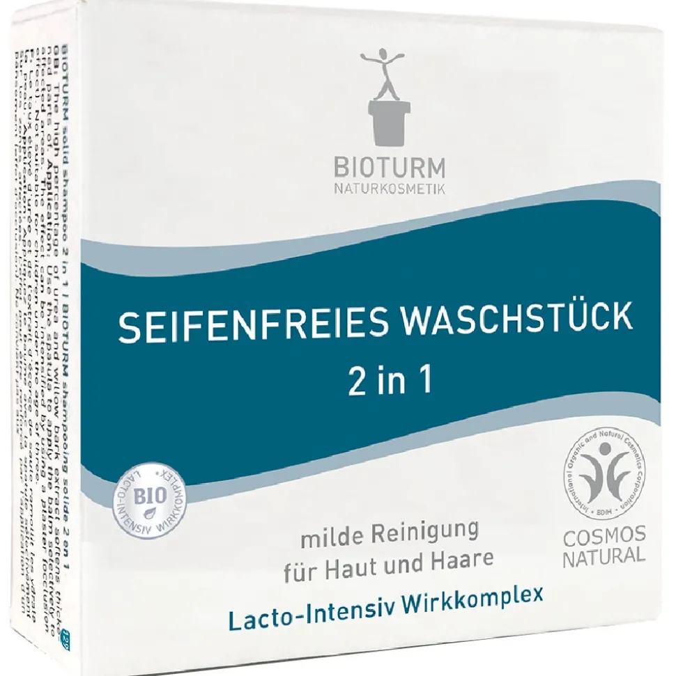 BIOTURM Seifenfreies Waschstück 2-in-1 100 g
