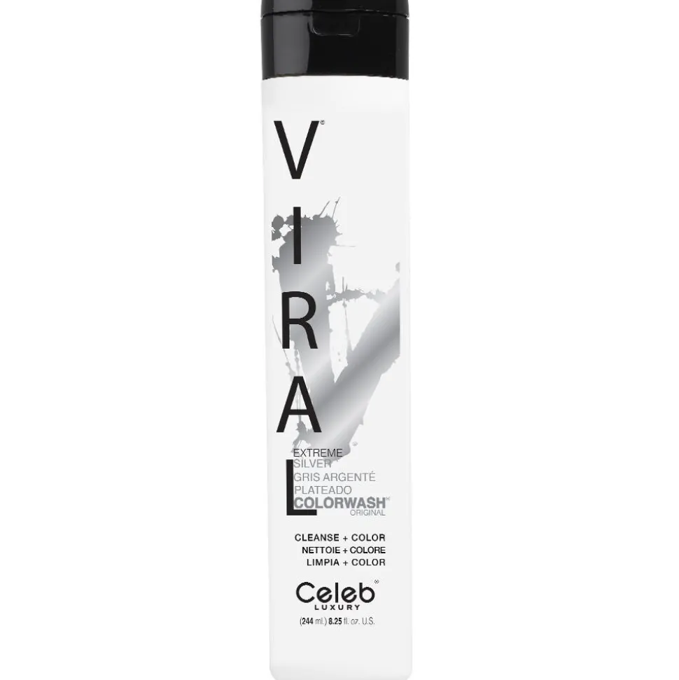 Celeb Viral Extreme Colorwash  Silver 244 ml