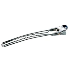 Comair Haarschneideklammer 10er Karte 12,5 cm Chrom