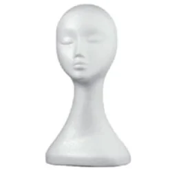 Comair Schaumstoffkopf "Lady" in weiß