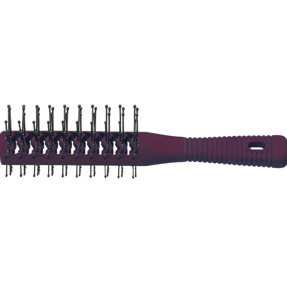 Comair Tunnelventbürste Rubberrize dunkel violett