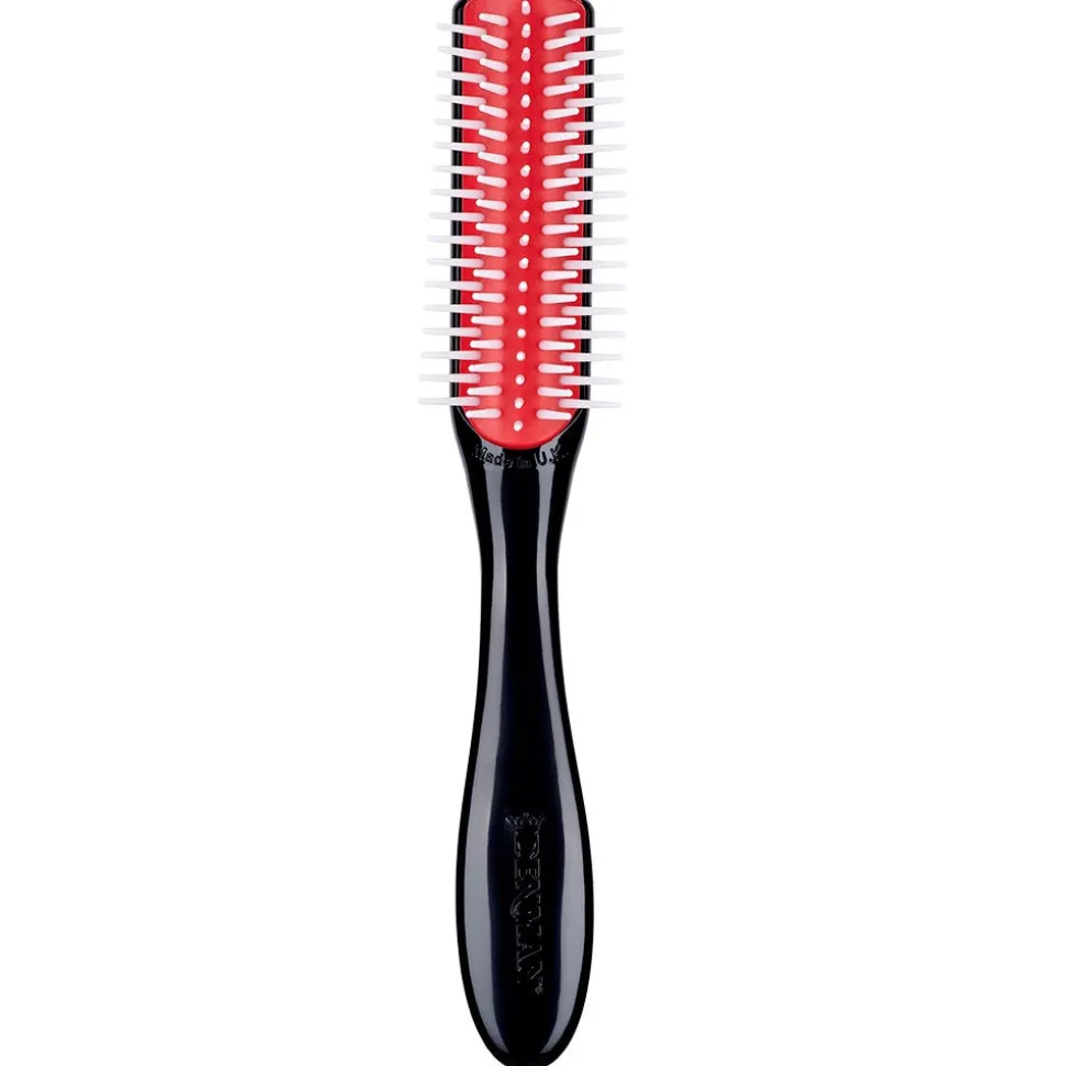 Denman D4M Professional 9-Reihig Schwarz