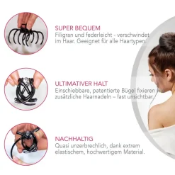 doouup® Space Silver Haarklammer