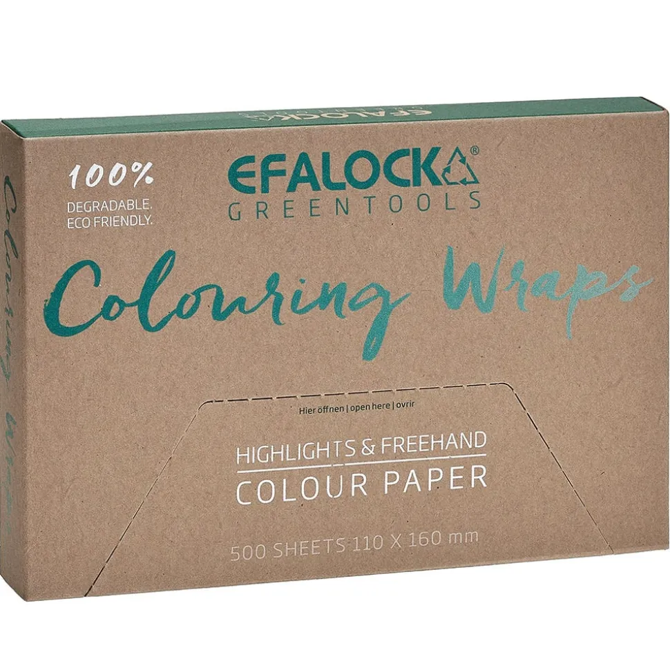 Efalock GREENTOOLS Coloring Wraps 110 x 160 mm