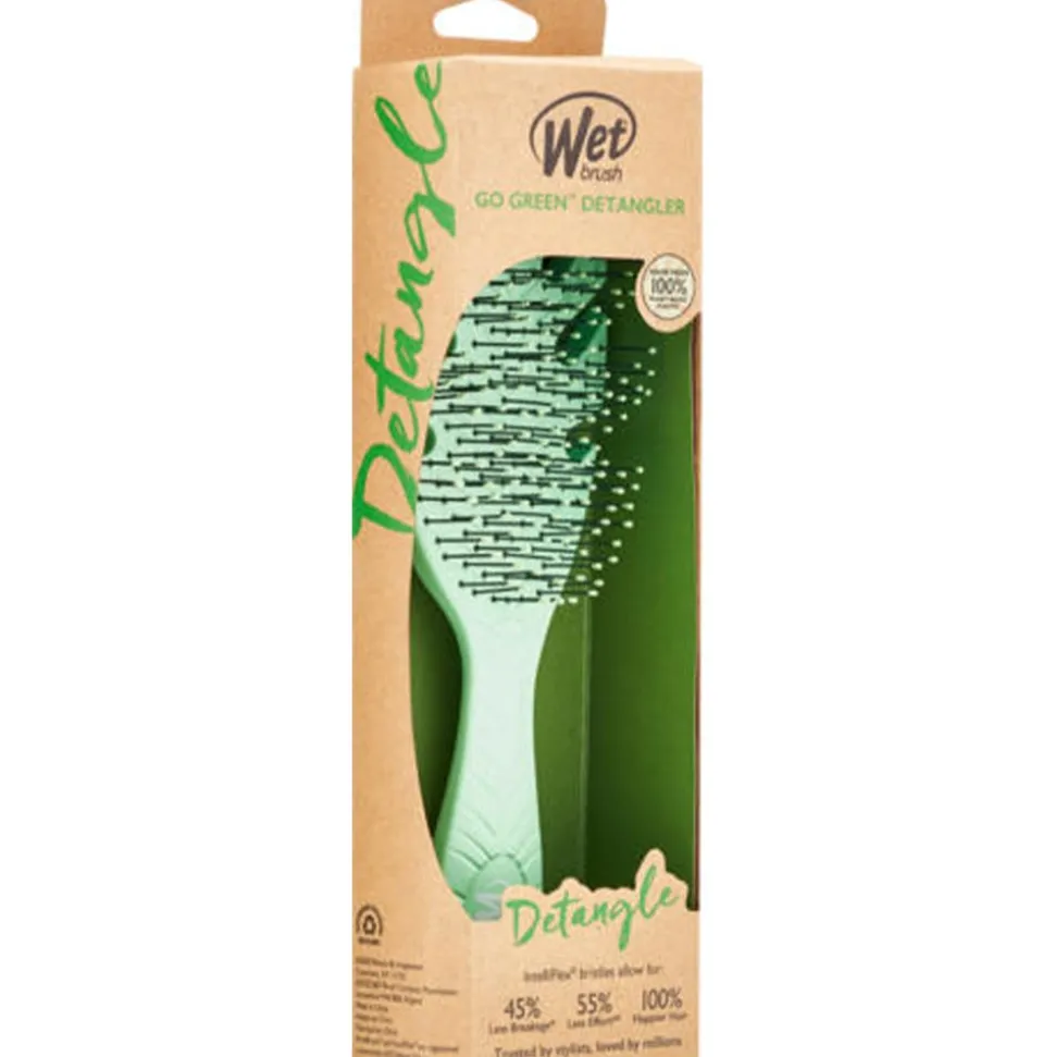 Efalock Wet Brush Go Green Detangler Green