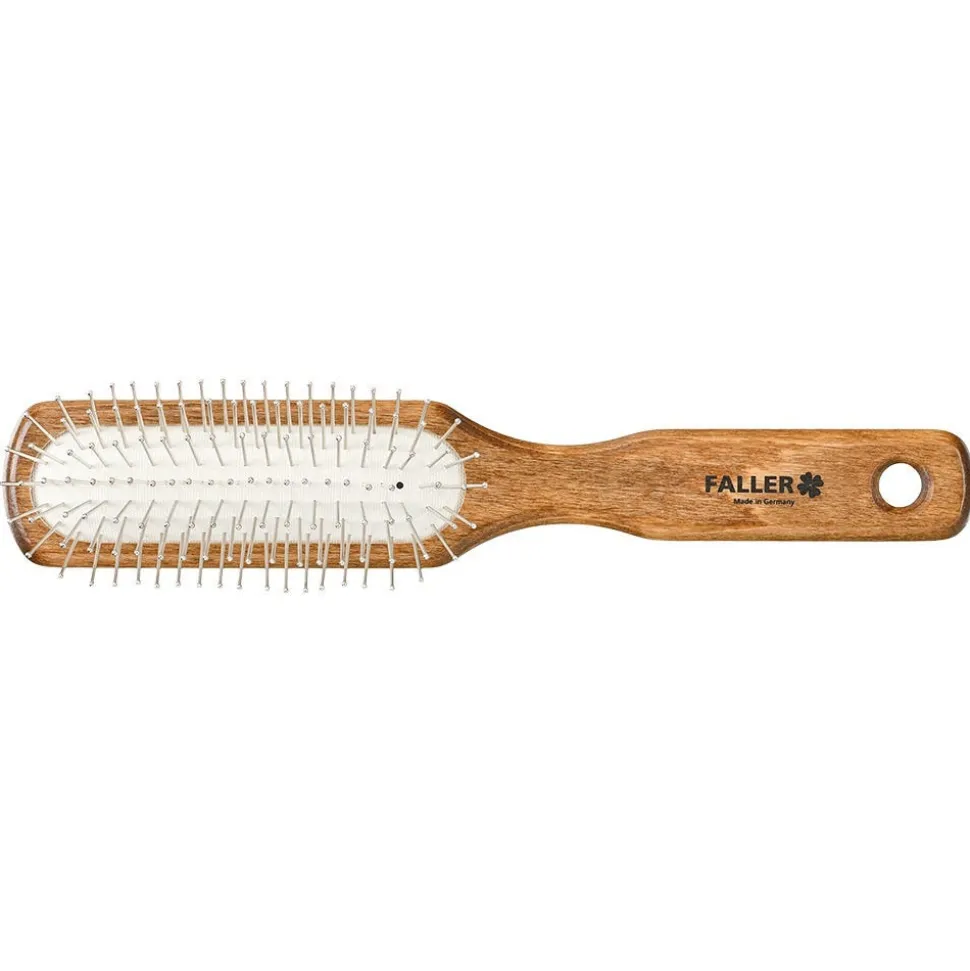 Faller Pneumassagebürste Buche lang Stahlborsten