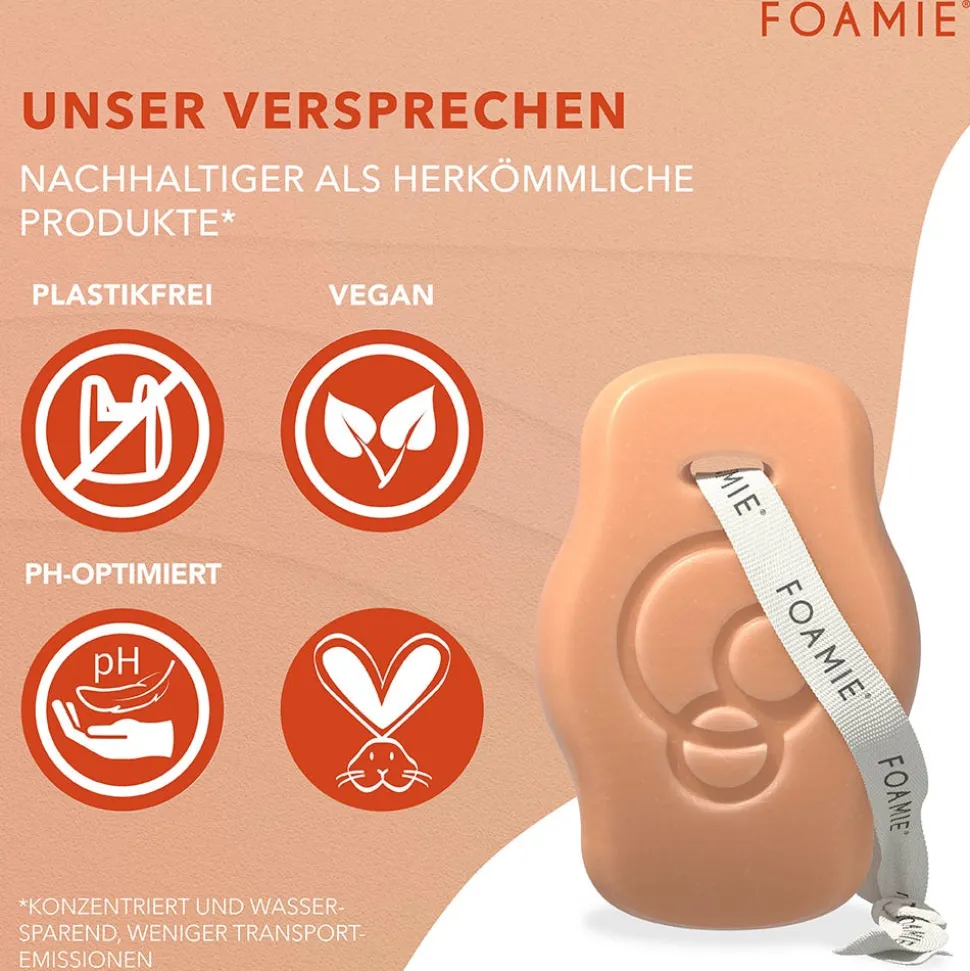 FOAMIE Festes Shampoo Curls mit Squalan