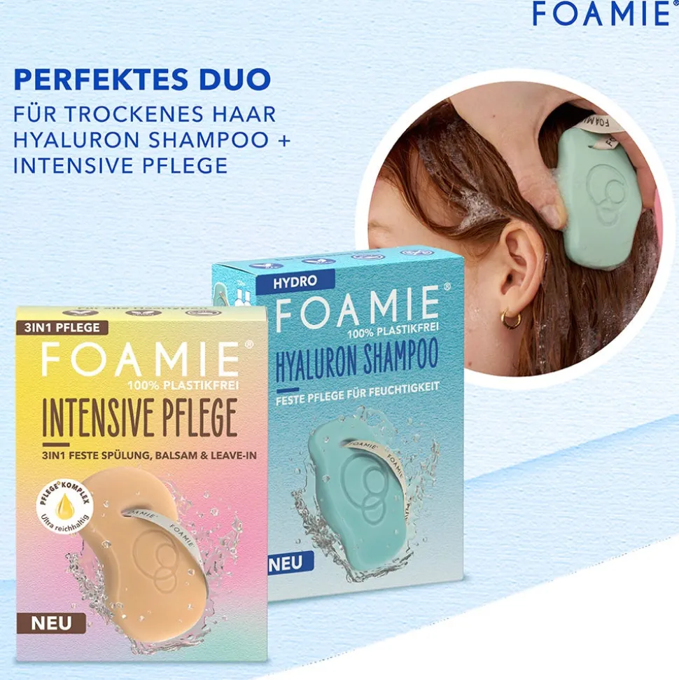 FOAMIE Festes Shampoo Hydro mit Hyaluron