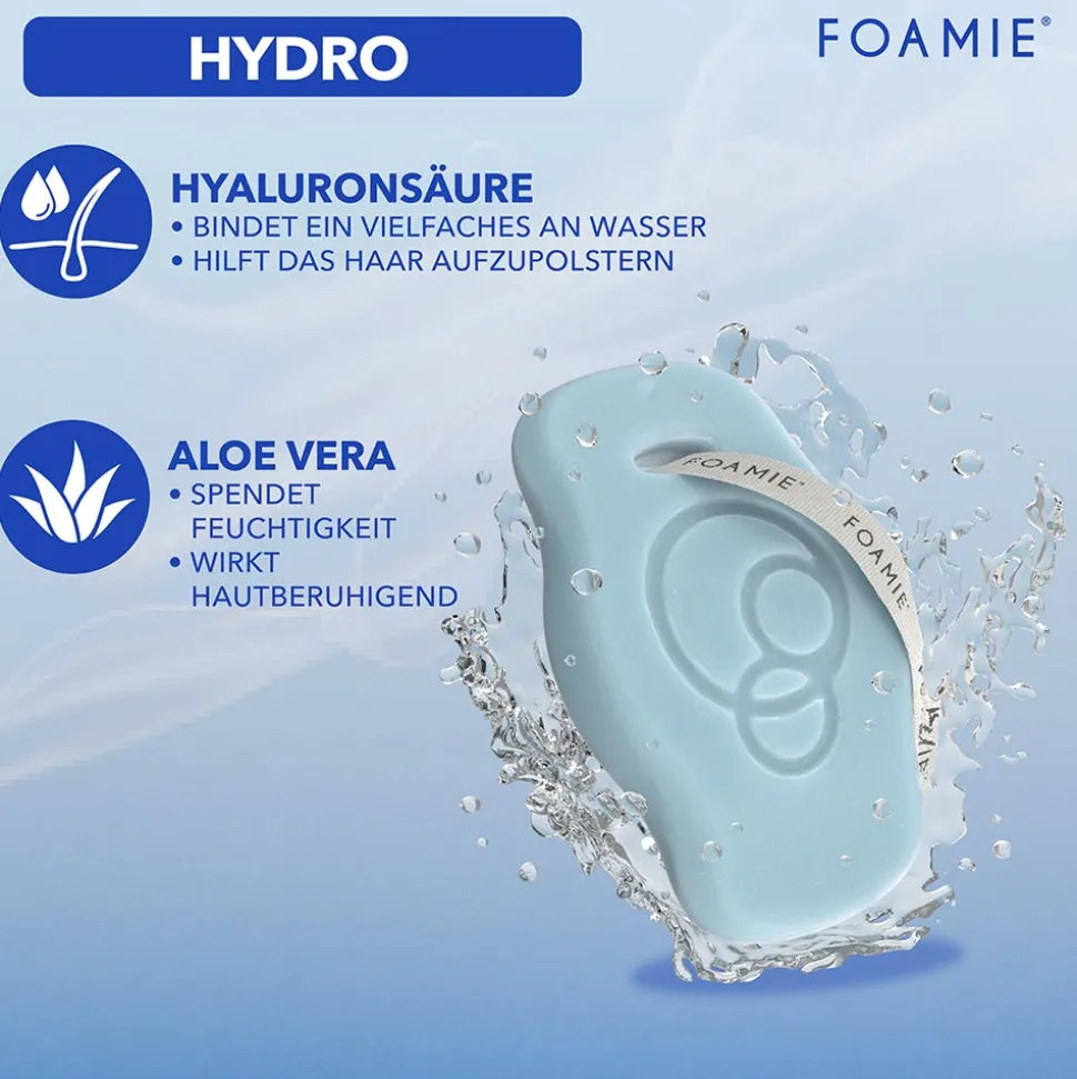 FOAMIE Festes Shampoo Hydro mit Hyaluron