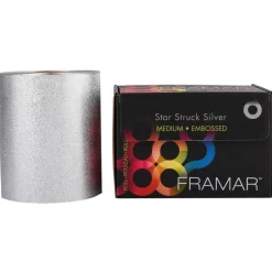 Framar Folie Star Struck geprägt medium Silber