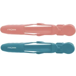 Fromm Essentials Alligator-Clips Rosa/Blau 4 Stück