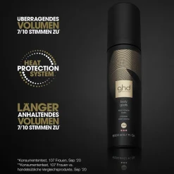 ghd helios Haartrockner weiß & body goals Volumschaum Pflegebundle