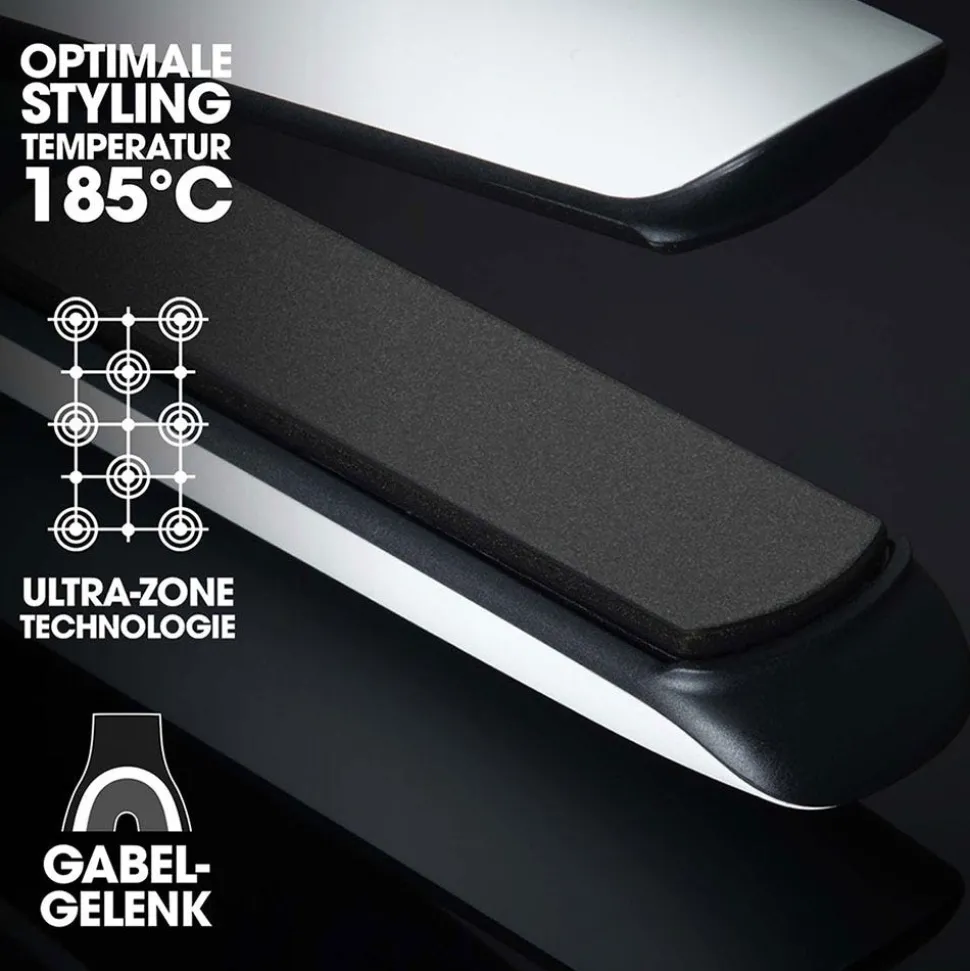 ghd platinum+ Glätteisen weiß & bodyguard Hitzeschutz Pflegebundle