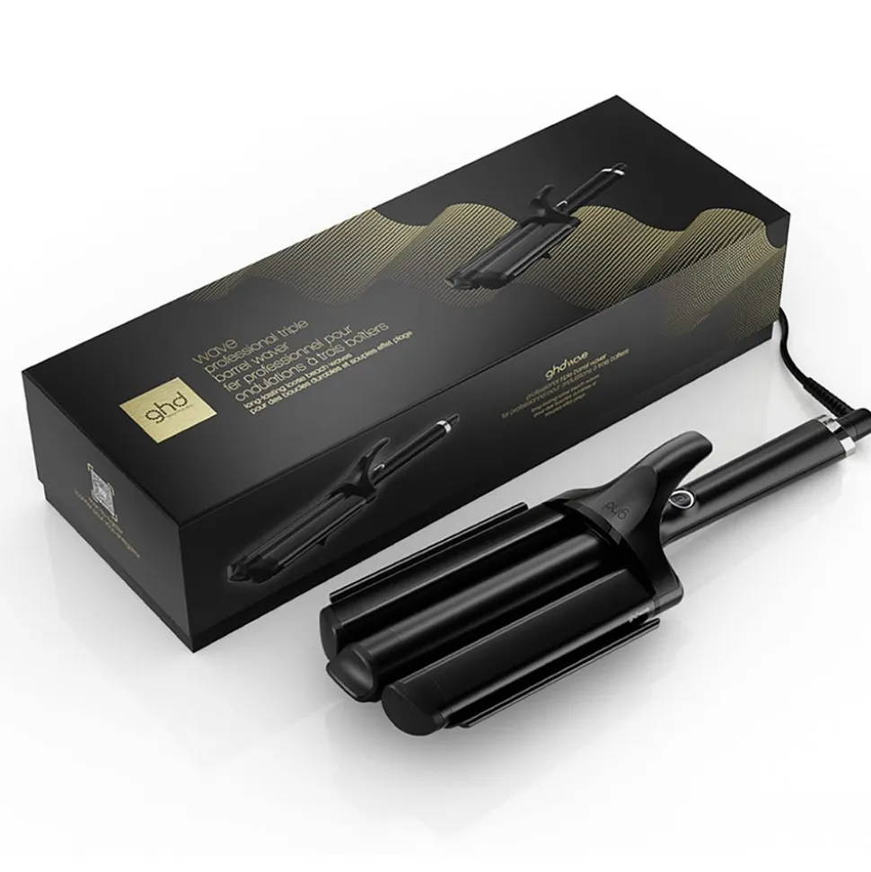 ghd Wave Triple Barrel Schwarz