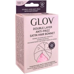 GLOV Double Layer Anti-Frizz Satin Hair Bonnet - Rose