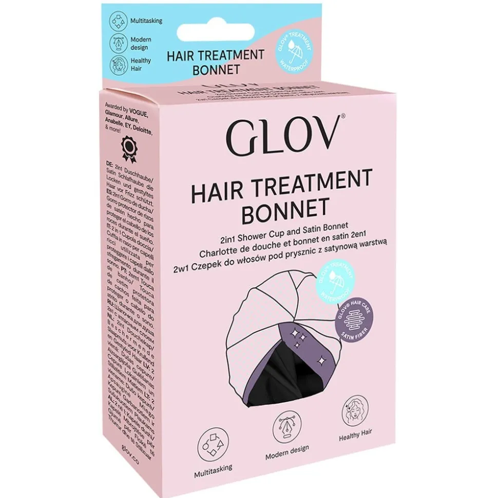 GLOV Hair Bonnet Hair Treatment Bonnet - Black