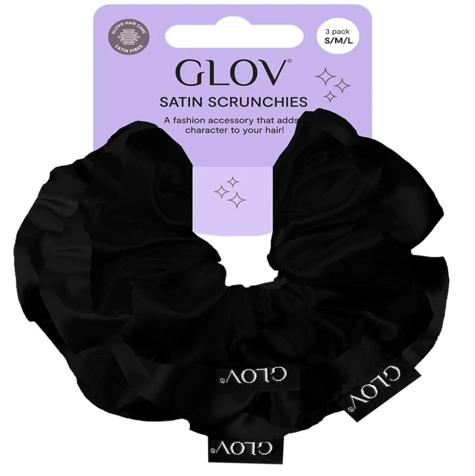 GLOV Scrunchies 3 Pack S/M/L - Black