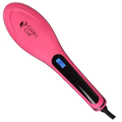 Golden Curl Str8 Haarglätter Bürste (Pink)