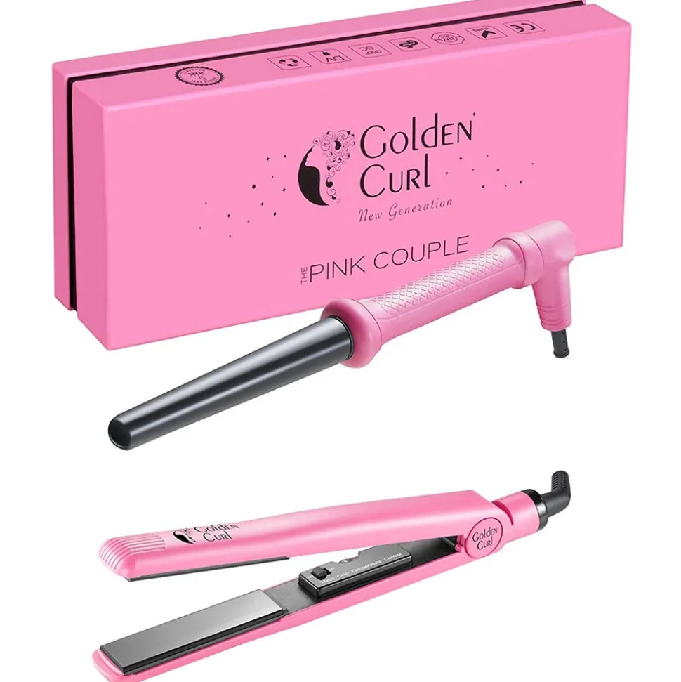 Golden Curl The Pink Couple