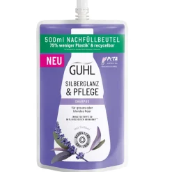 Guhl Silberglanz & Pflege Shampoo Nachfüllbeutel 500 ml