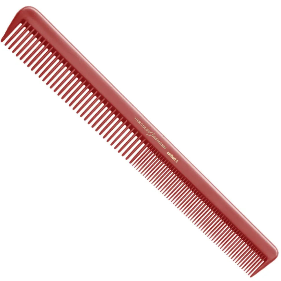 Hercules Sägemann Carbon Kamm HS C6 Rot 7 Zoll