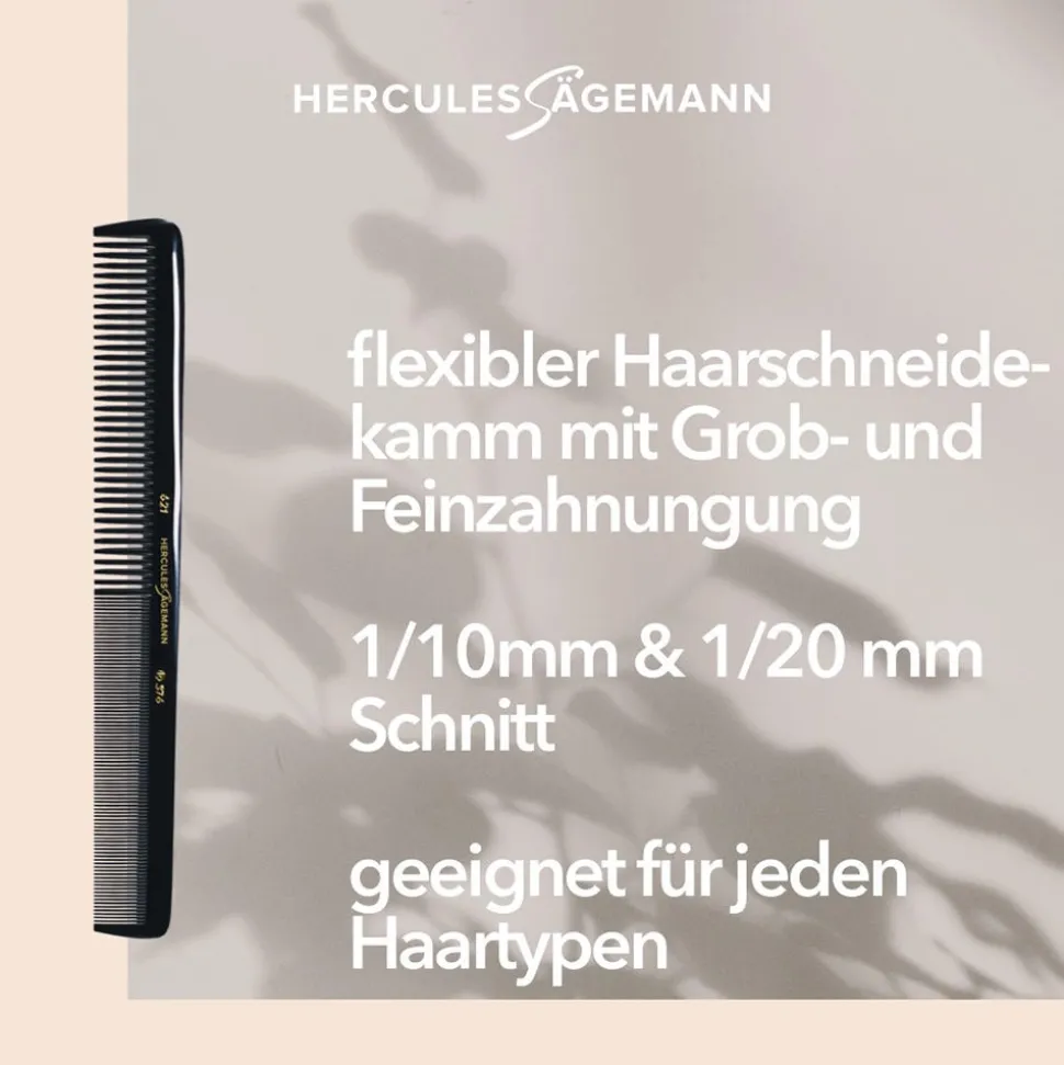 Hercules Sägemann Meisterkamm Cut 621-376, 7"