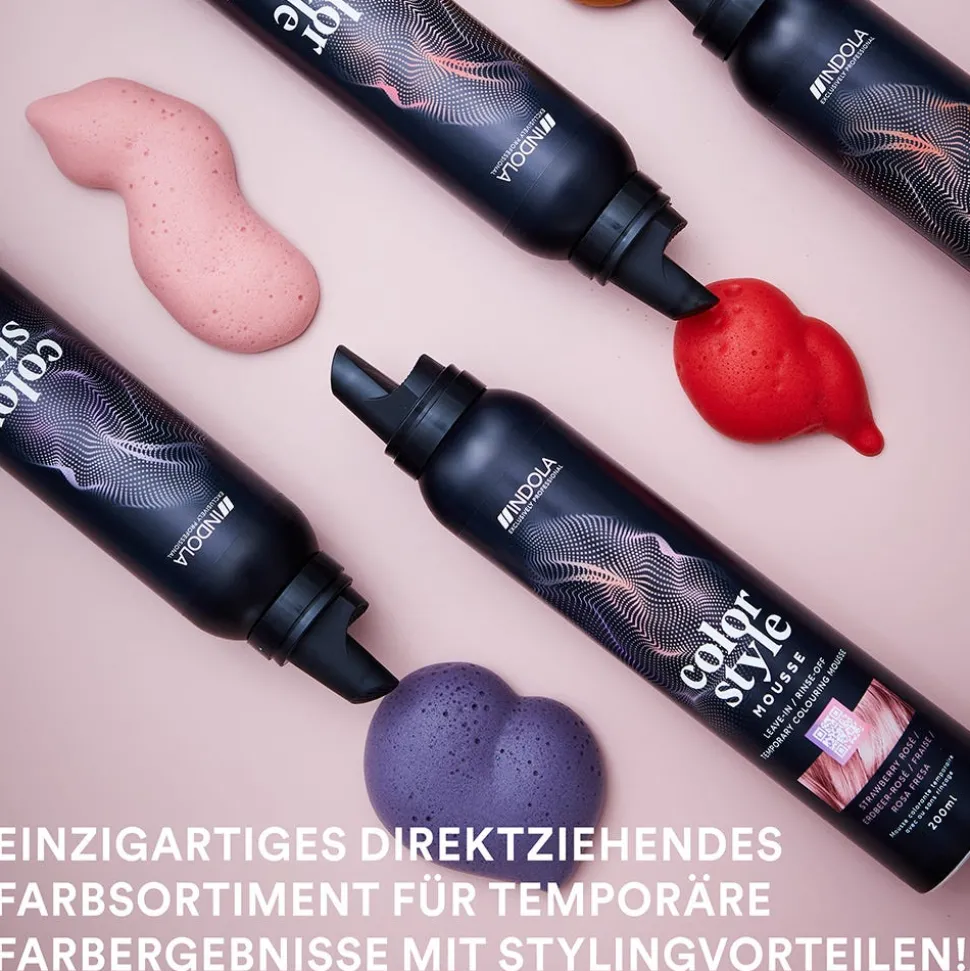 INDOLA Color Style Mousse Perl Grau 200 ml