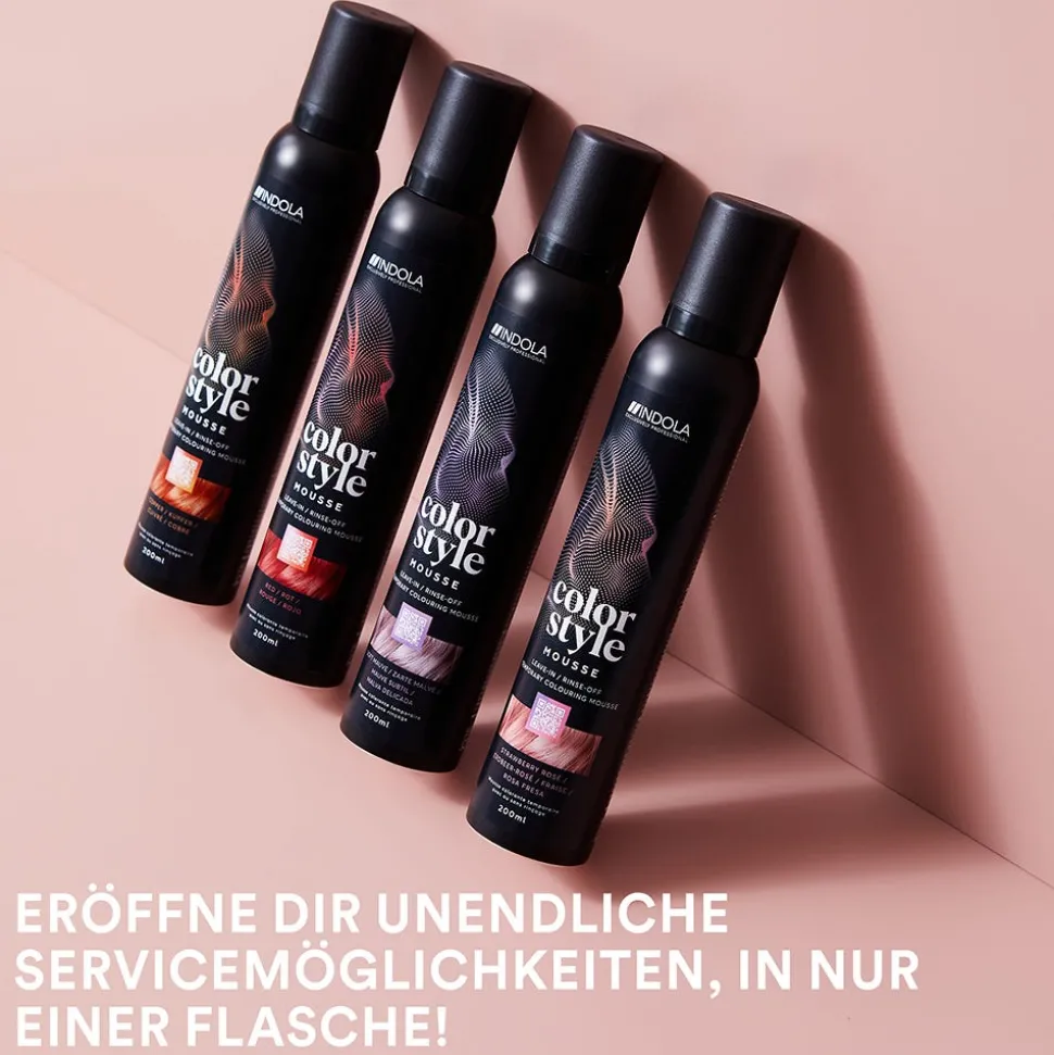 INDOLA Color Style Mousse Perl Grau 200 ml