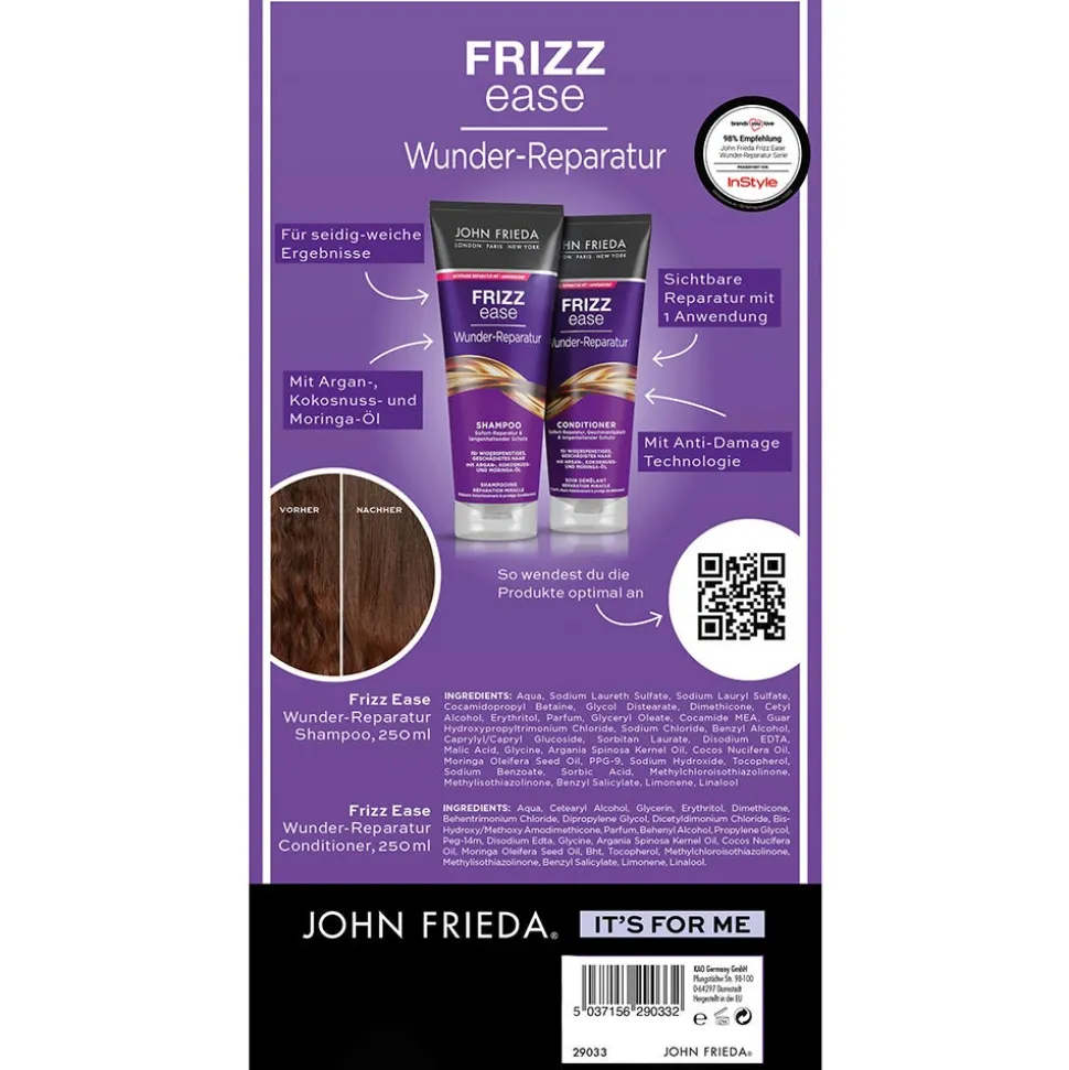 John Frieda Frizz Ease Wunder-Reparatur Sha.&Cond.
