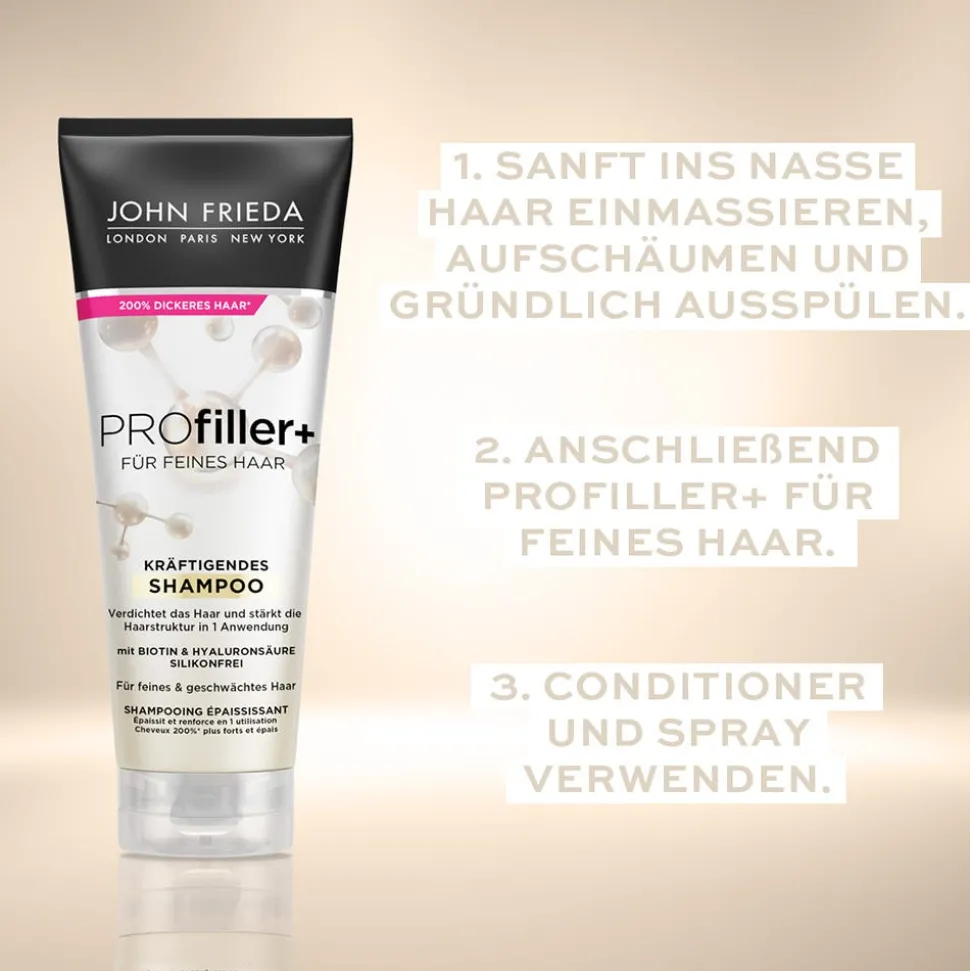 John Frieda PROFiller+ Kräftigendes Shampoo 250 ml
