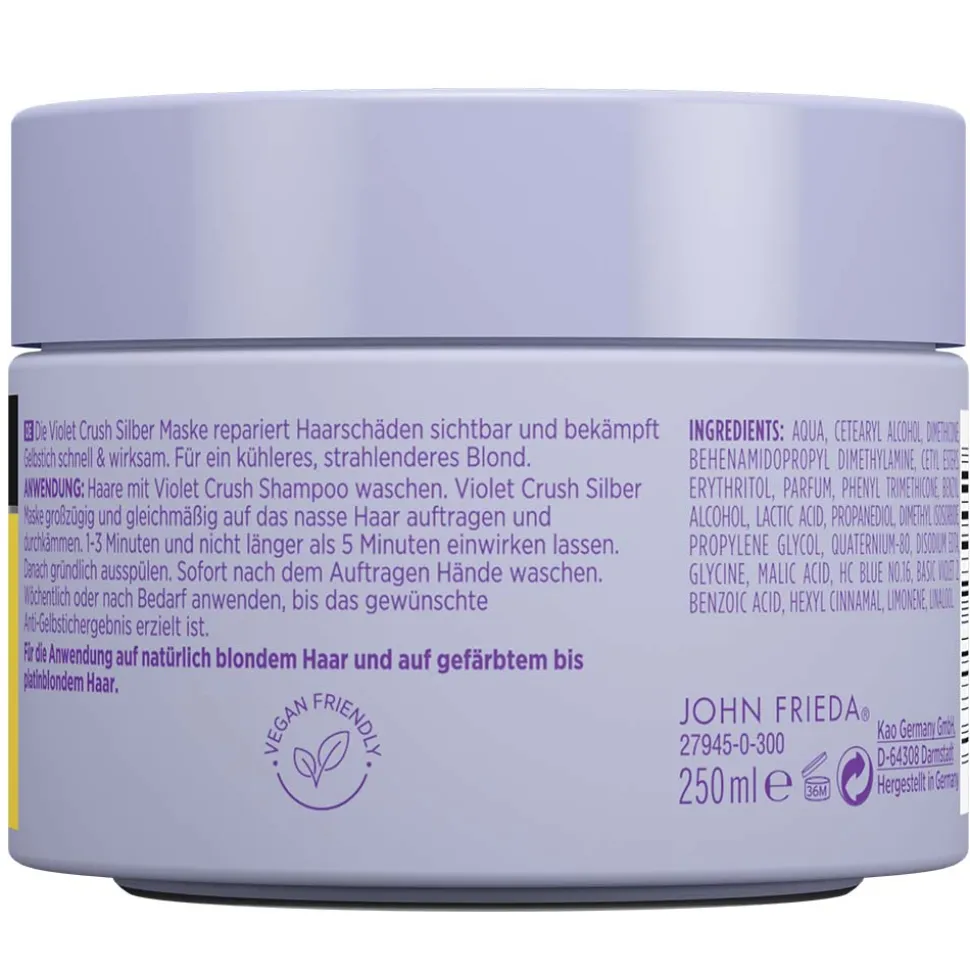John Frieda Violet Crush Silber Maske 250 ml