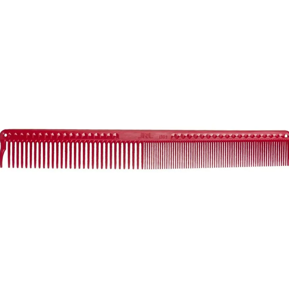 JRL Professional Cuttung Comb 7" red