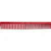 JRL Professional Fine Cutting Comb 7.4" red