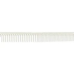 JRL Professional Long Round Tooth Cutting Comb 9" white