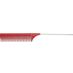 JRL Professional Teasing Comb 8.8" red
