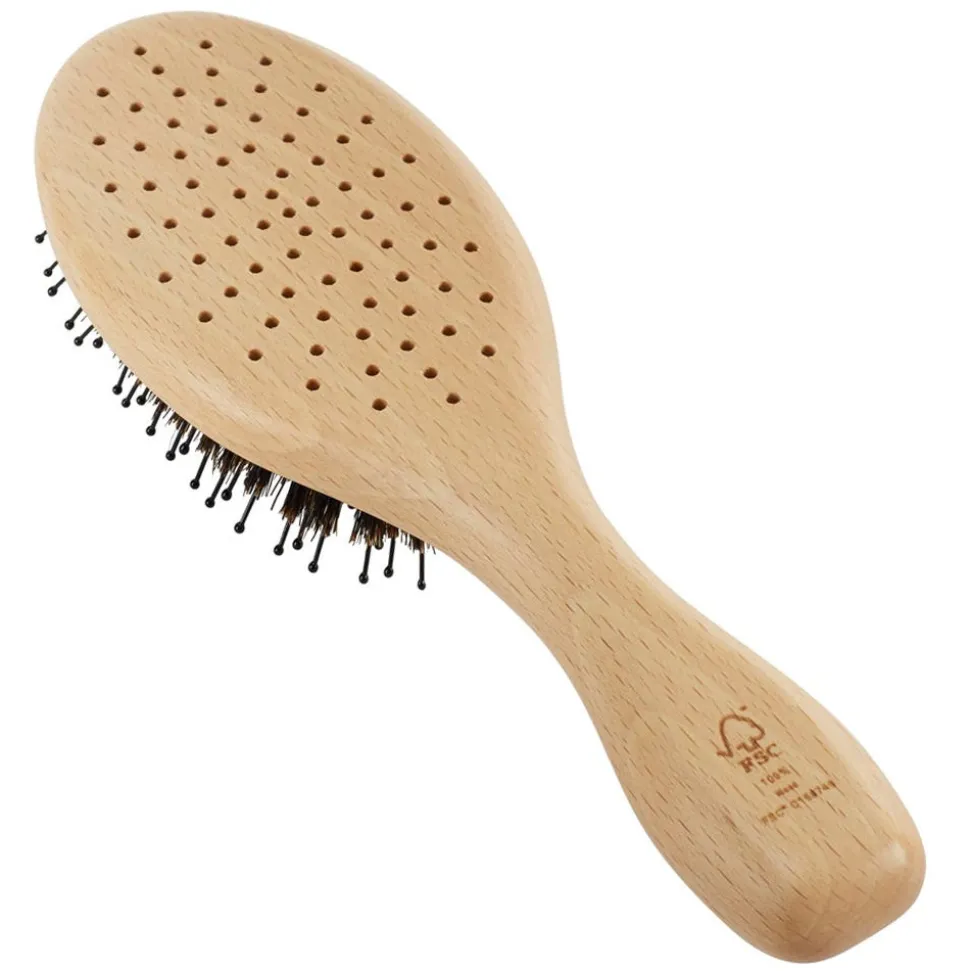 Kent Ovale Gummikissen-Haarbürste