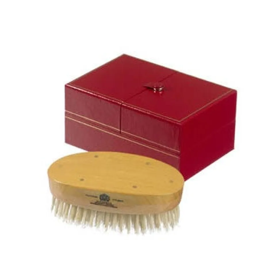 KENT ovale Luxus Herren-Kardätsche, 11-reihig soft/weich, MHS18S