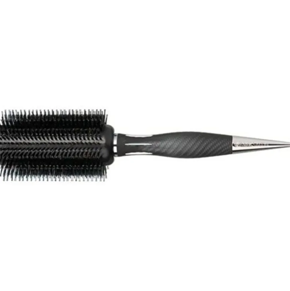 KENT Salon Rundbürste Wildschweinborsten Kopf 70 mm/Borsten 100 mm