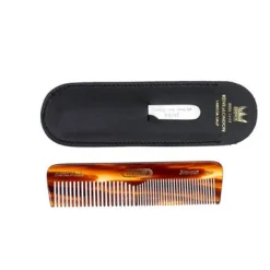 KENT Taschenkamm NU19 im Lederetui