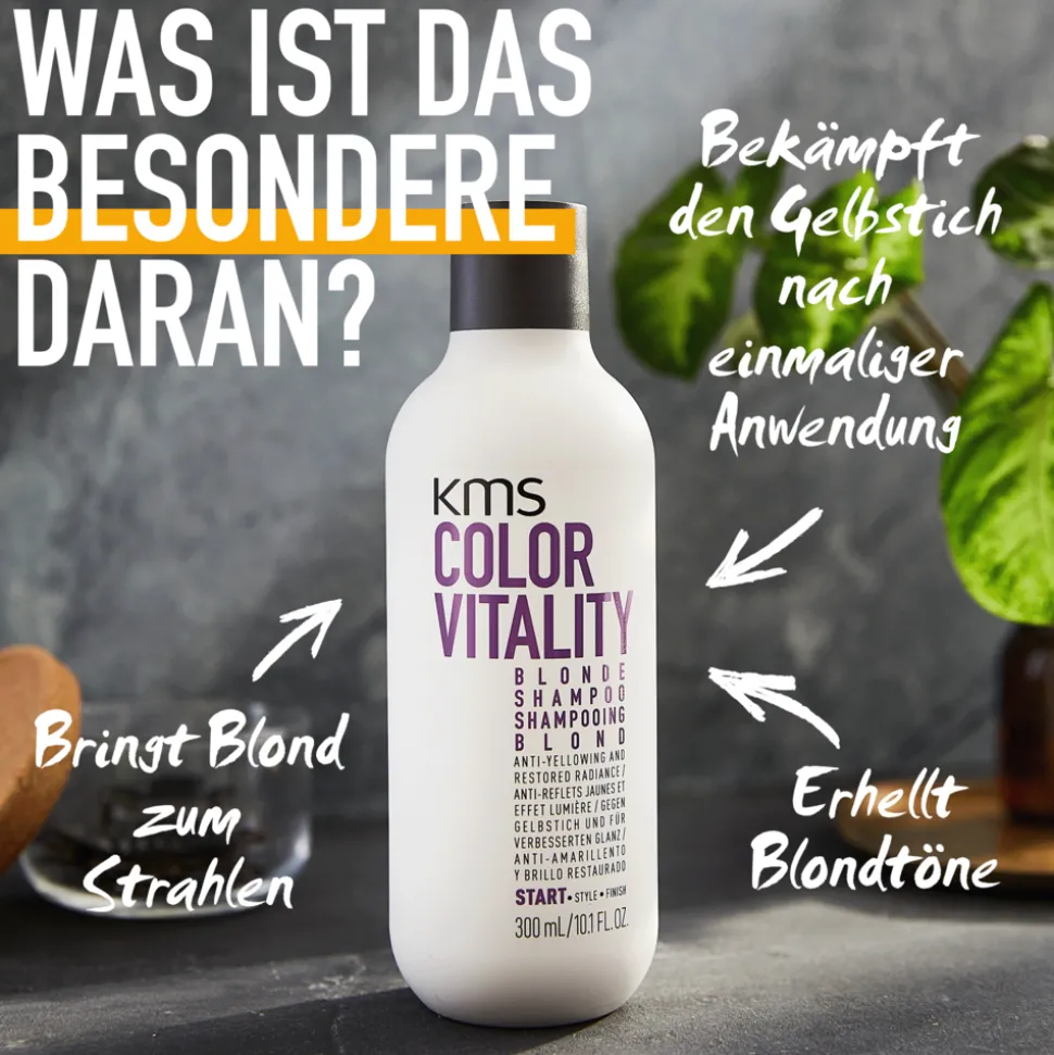 KMS Colorvitality Blonde Shampoo 300 ml