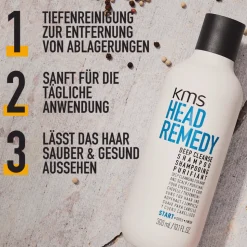 KMS Headremedy Deep Cleanse Shampoo 300 ml