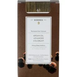 Korres Argan Oil Hair Colorant 6.1 Dunkelblond Asch