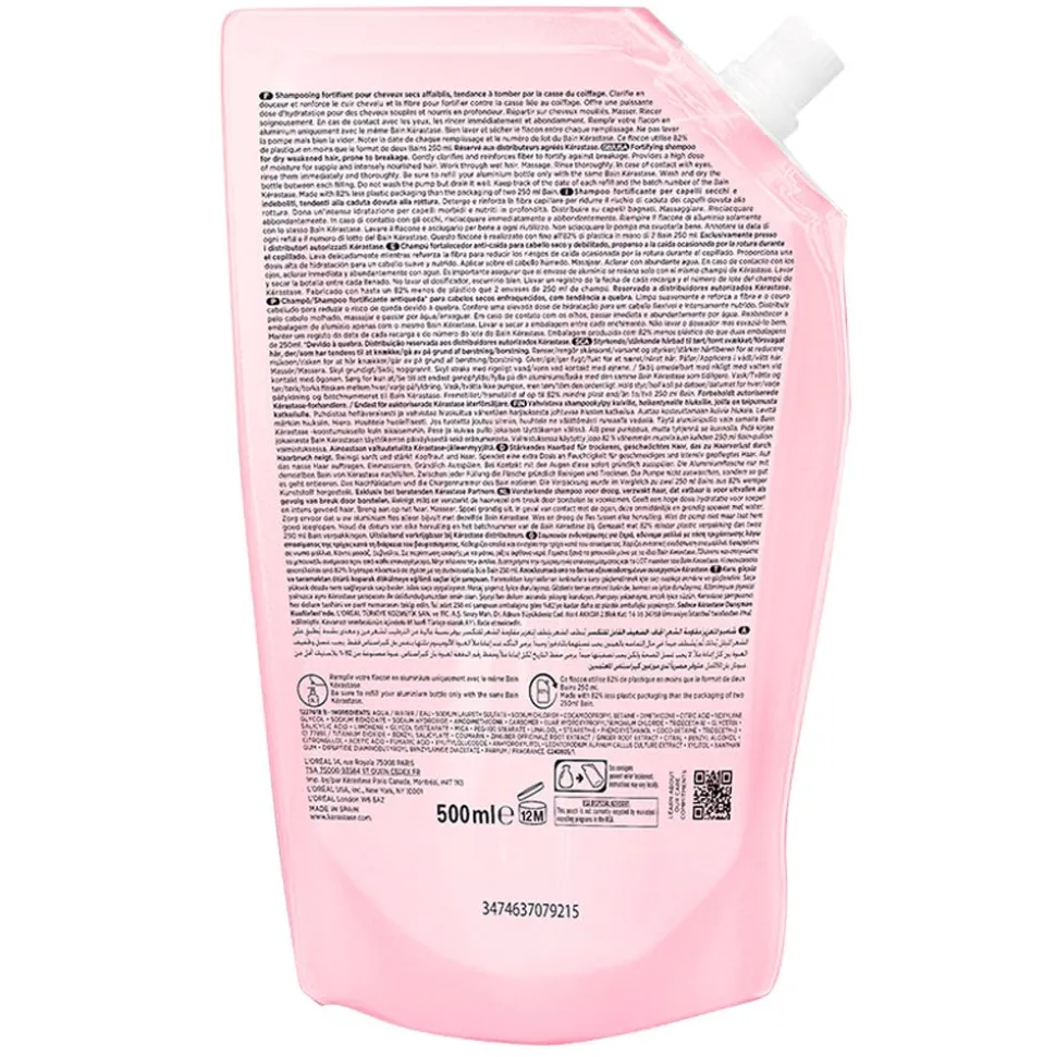 Kérastase Genesis Bain Hydra-Fortifant Refill Pouch 500 ml