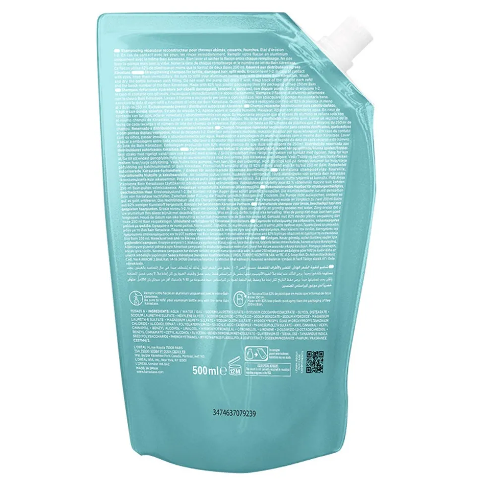 Kérastase Résistance Bain Force Architecte Refill Pouch 500 ml