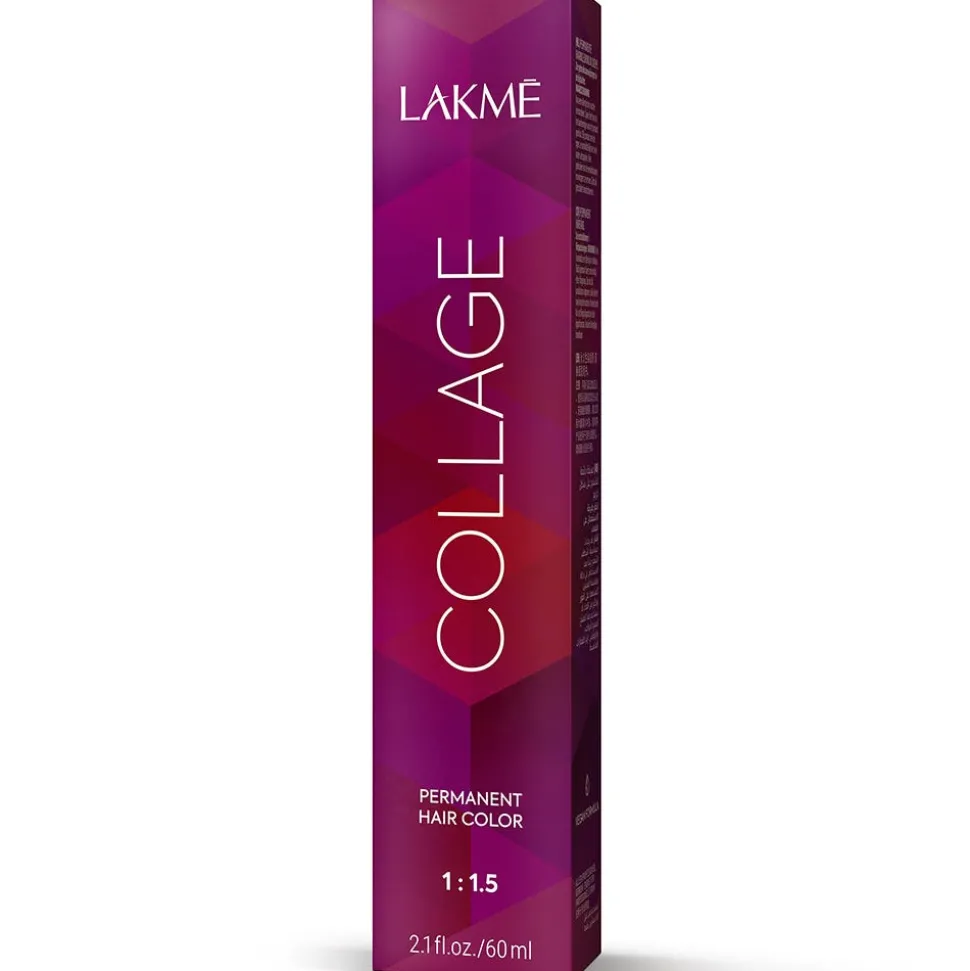 Lakmé Permanente Haarfarbe Collage 10/21 Platinblond Asch-Irisé Pearl 60 ml