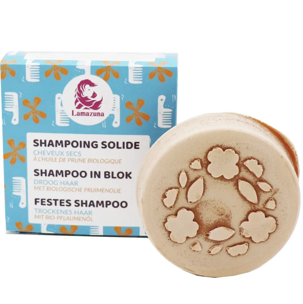 Lamazuna Festes Shampoo Pflaume/Geranie 70 g